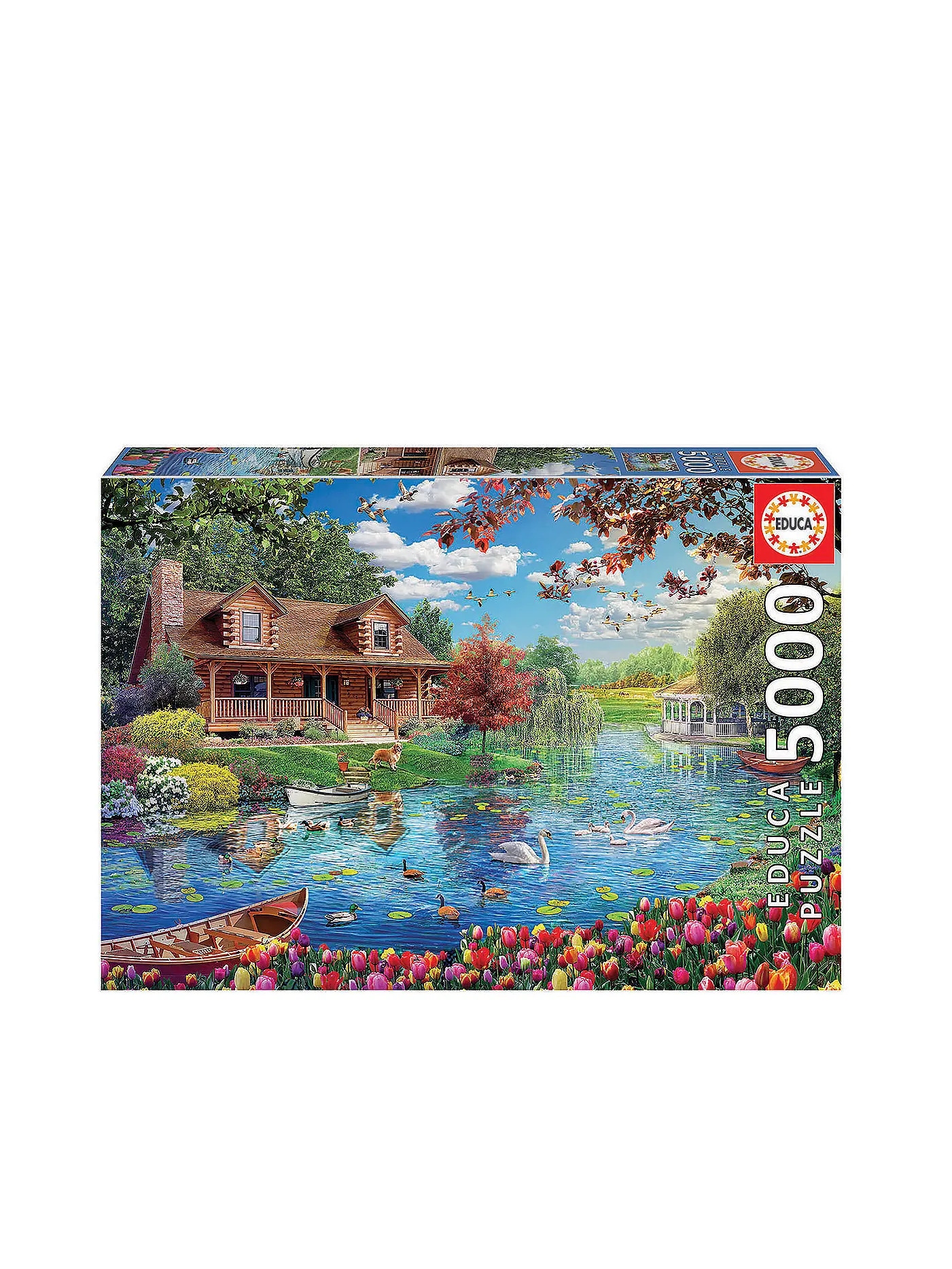 EDUCA | Haus am See 5000 Teile Puzzle | 